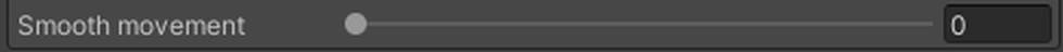 Smooth movement on a Presence node, at 0: plays exactly as recorded.